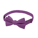 Kid's Woven Mini Squares Banded Bow Tie - Purple