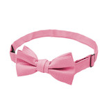 Kid's Woven Mini Squares Banded Bow Tie - Pink