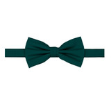 Banded Mini Squares Bow Tie - Hunter Green