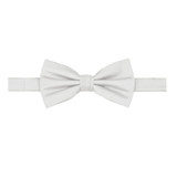 Banded Mini Squares Bow Tie - Light Gray