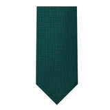 Kid's Mini Squares Tie - Hunter Green