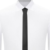 Woven Mini Squares Ultra Skinny Tie - Charcoal