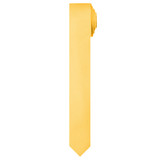 Woven Mini Squares Ultra Skinny Tie - Canary