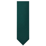 Woven Mini Squares Ultra Skinny Tie - Hunter