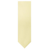 Woven Mini Squares Ultra Skinny Tie - Champagne