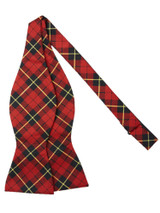 Wallace Tartan Plaid Self-Tie Bow Tie