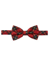 Banded Wallace Tartan Plaid Bow Tie