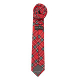 Royal Stewart Red Plaid Boys' Pre Regular Neck Tie