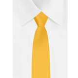 Kid's Solid 11 inch Zipper Tie - Canary