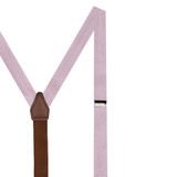 Kid's Seersucker Striped Suspenders - Pink