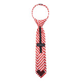 Kid's Candy Cane Stripe 11 inch Zipper Tie