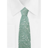 Kid's Floral Tie - Dusty Sage