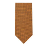 Woven Mini Squares Slim Tie - Vegas Gold