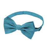 Banded Mini Squares Bow Tie - Turquoise