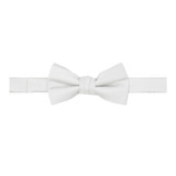 Kid's Woven Mini Squares Banded Bow Tie - Light Gray