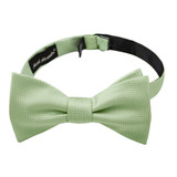 Woven Mini Squares Self-Tie Bow Tie - Sage