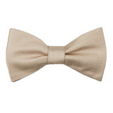 Woven Mini Squares Self-Tie Bow Tie - Tan