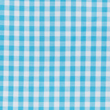 Kid's Gingham 11 inch Clip-On Tie - Turquoise