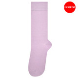 Men's Solid Small Size Dress Socks - Lilac