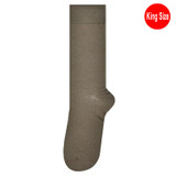 Men's Solid King Size Dress Socks - Taupe