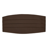 Solid Cummerbund - Brown