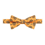 Banded Halloween Spiders Webs Bow Tie
