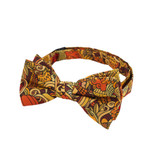 Banded Autumn Art Bow Tie