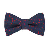 Heart Outline Self-Tie Bow Tie