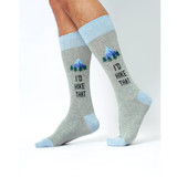I'd Hike That Socks for Men