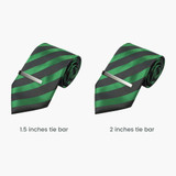 2-Inch Tie Clip for Men - Silver