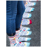 Women's Feminist Looks Like Crew Socks