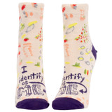 Women's I Identify As Me Ankle Novelty Socks