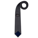 Polka Dot Tie - Charcoal