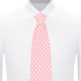 Polka Dot Tie - Bridal Pink