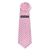 Gingham Tie - Pink