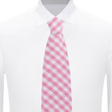 Gingham Tie - Pink