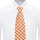 Gingham Tie - Orange