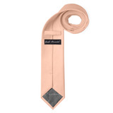 Men's Peach Solid Color Necktie