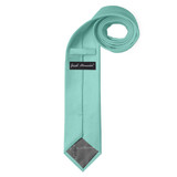 Men's Aqua Solid Color Necktie