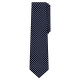 Polka Dot Print Men's Polka Dotted Tie - Navy