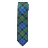 Men's Royal Tartans Plaid Black Watch Neck Tie - Blue Green