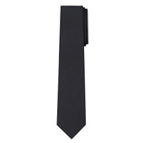 Men's Tone on Tone Herringbone Neck Tie - Black