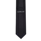 Men's Tone on Tone Herringbone Neck Tie - Black