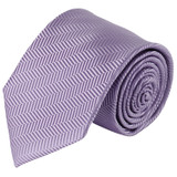 Men's Tone on Tone Herringbone Neck Tie - Lavender