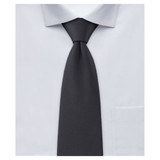 Men's Tone on Tone Metallic Neck Tie - Black Men's Tone on Tone Metallic Neck Tie - Black