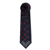 Valentine's Grid Tie - Black