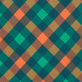Checkered Tie - Green Orange Checkered Tie - Green Orange