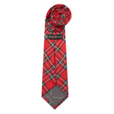 Royal Stewart Red Plaid Men's Neck Tie