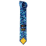 Jerry Garcia Men's Like A Twittering Machine Blue Green Neck Tie