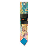 Jerry Garcia Men's Easter Day Courtyard Performance Eggs Neck Tie - Gold